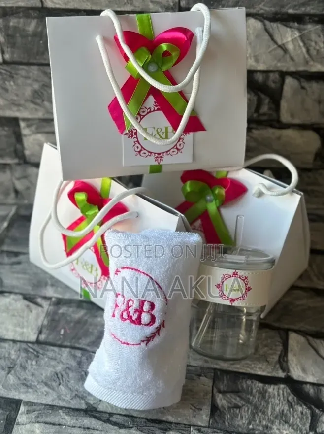 Customised Leather Mug and Face Towel Set