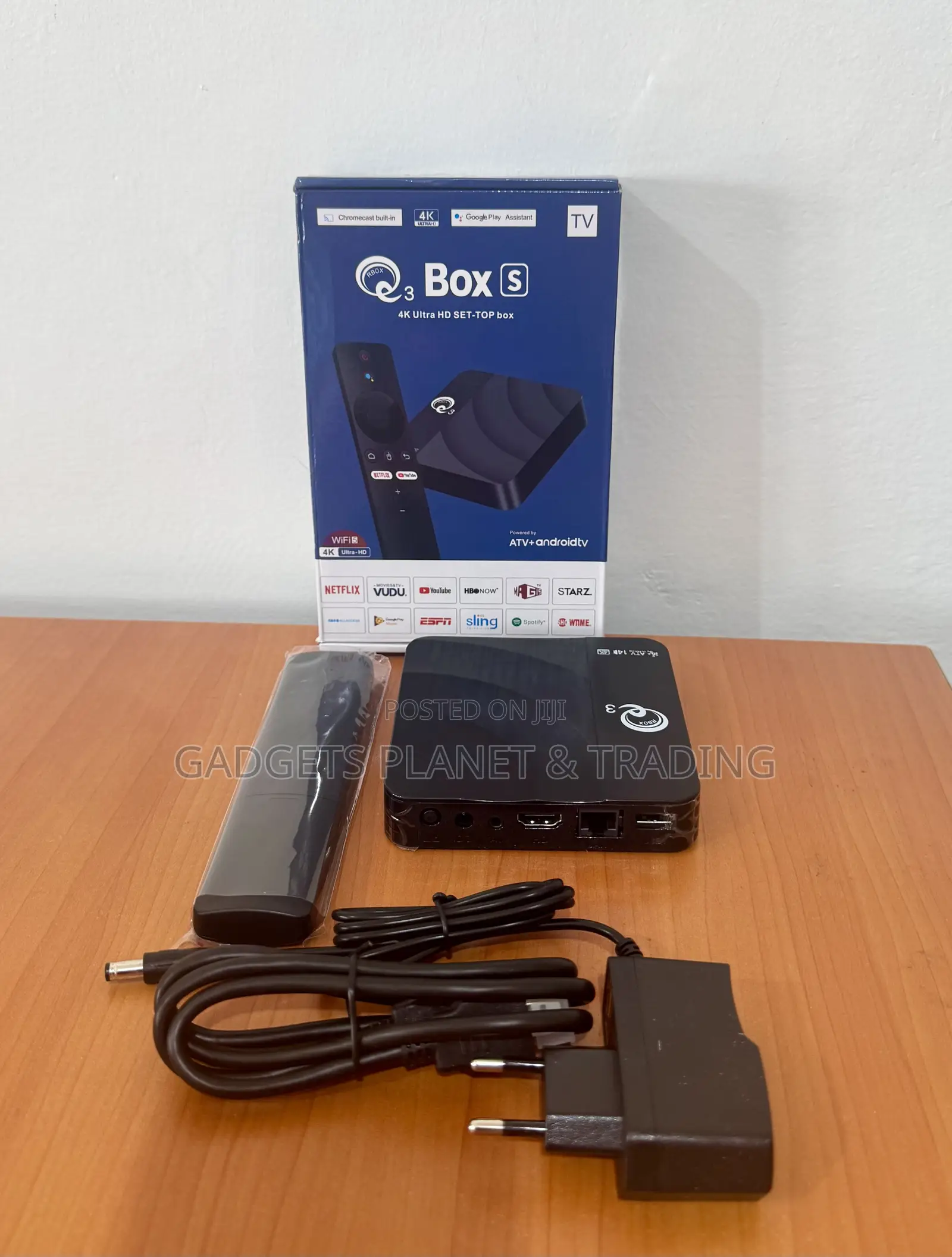 Q3 Box S 4K Ultra WiFi 5 Android TV Box + Free Jailbreak