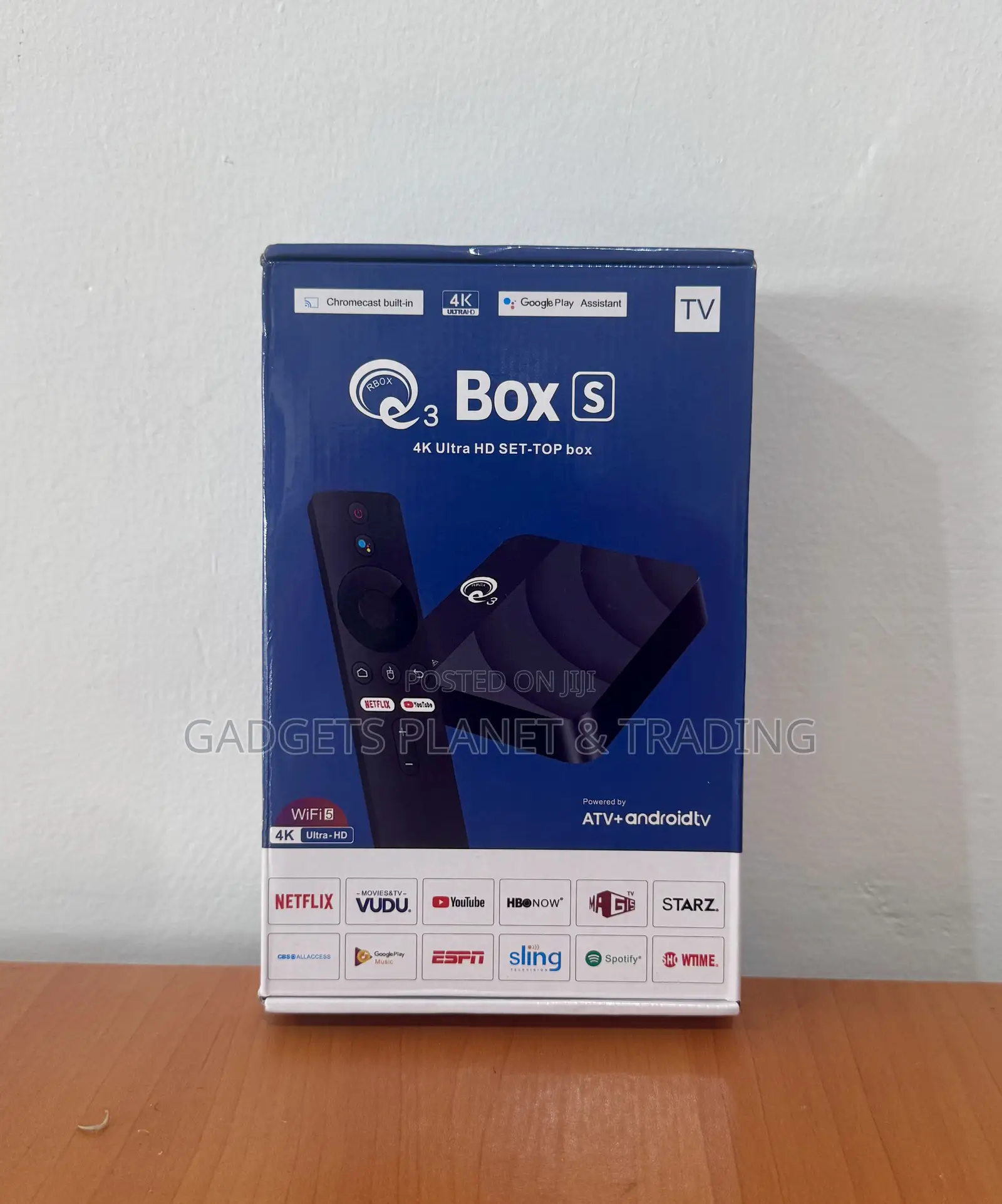 Q3 Box S 4K Ultra WiFi 5 Android TV Box + Free Jailbreak