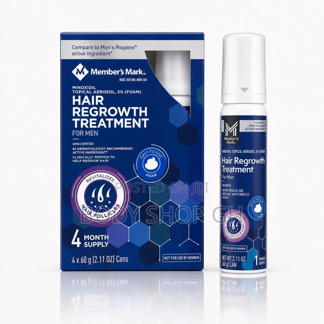 Member’s Mark Minoxidil Foam for Beard and Hairline - Kirkland Minox