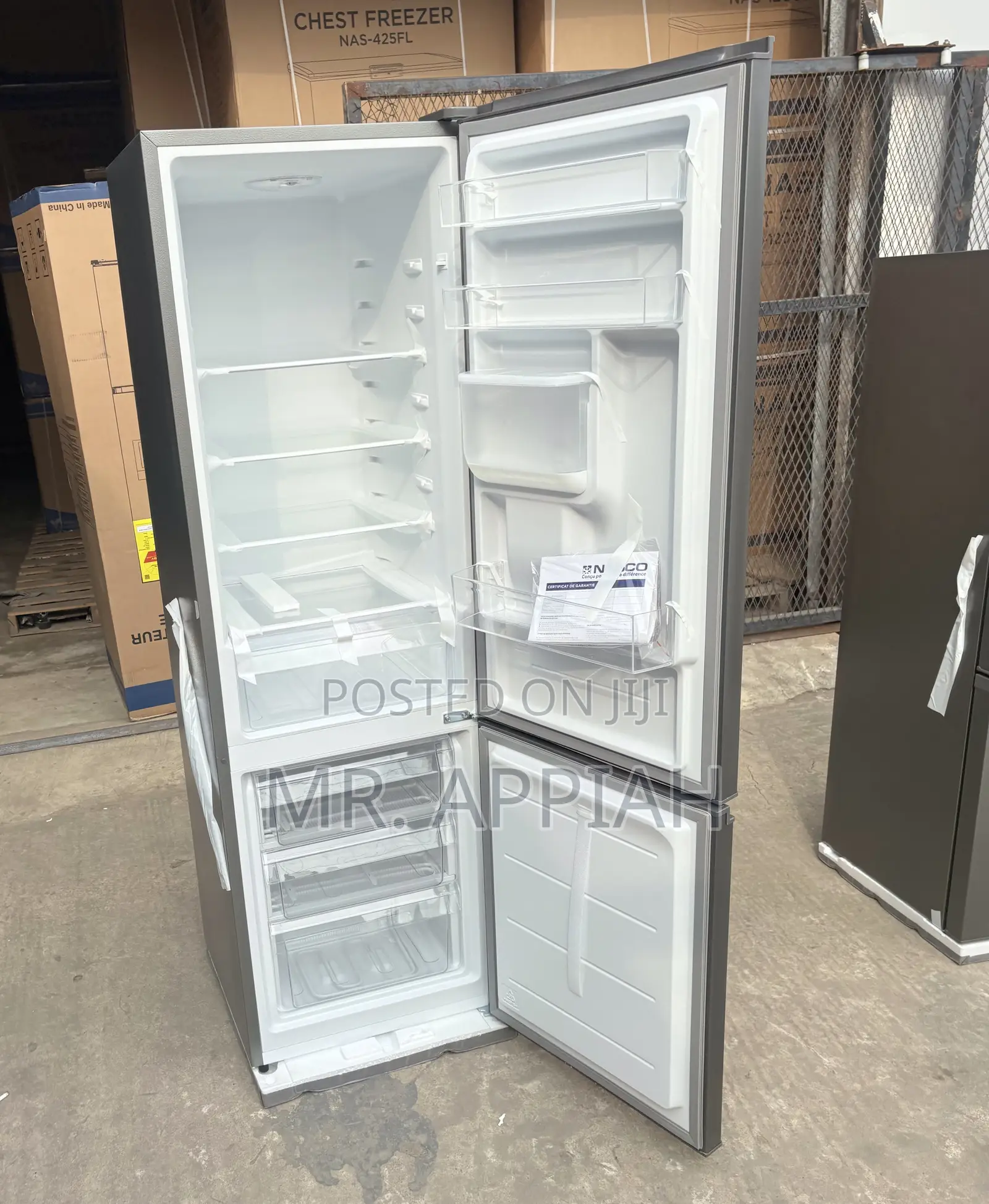 Order Unique Nasco Nasd2-23sk 2 Door Refrigerator(Gray)..