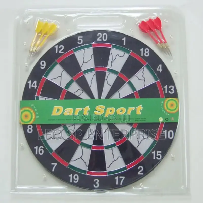 17 Inches Dart Board Front and Back