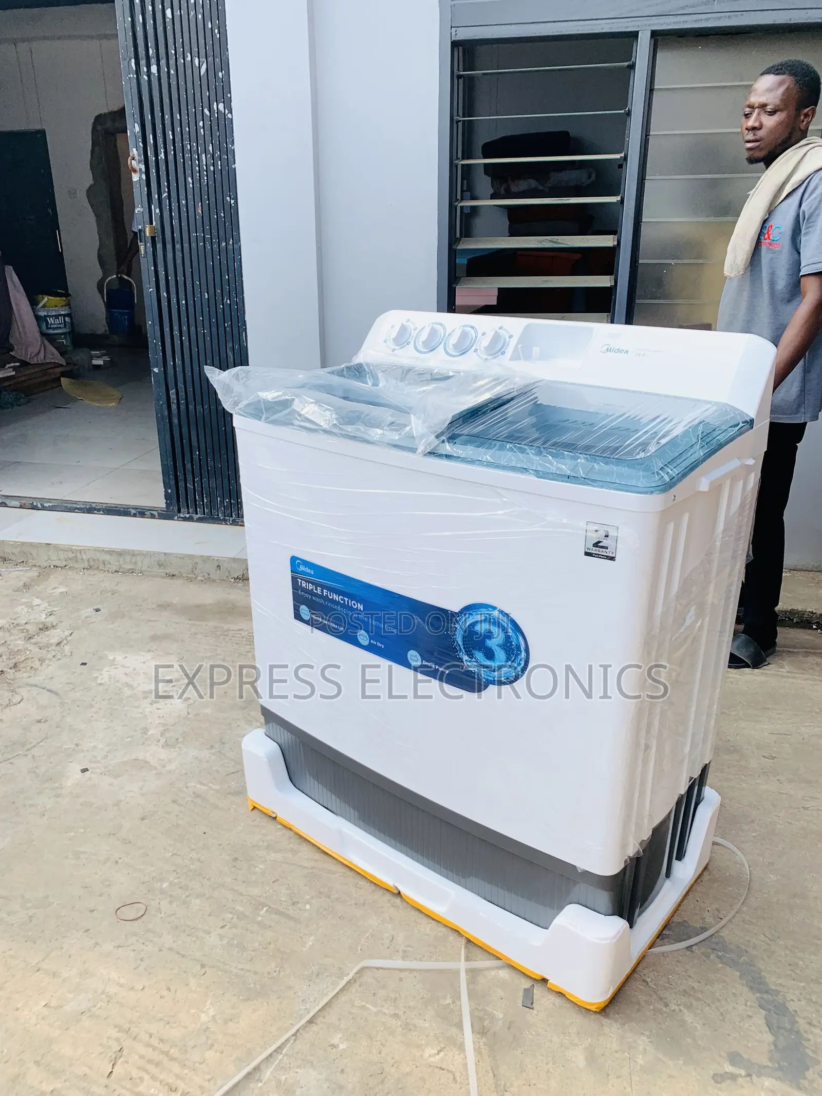 Media 18kg Top Load Washing Machine – High Capacity, Powerful Cleaning