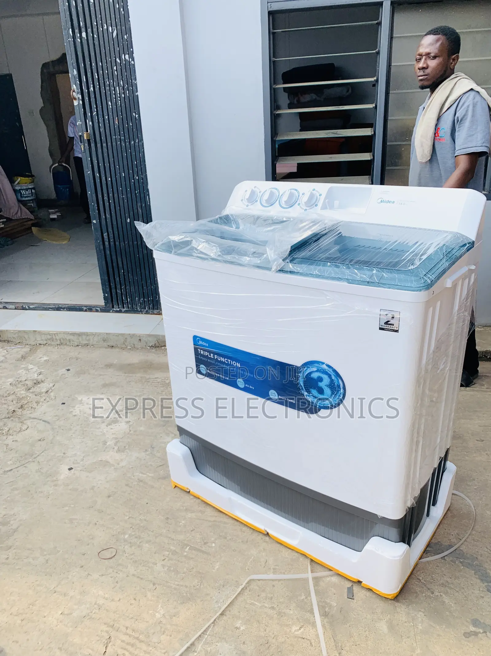 Media 18kg Top Load Washing Machine – High Capacity, Powerful Cleaning