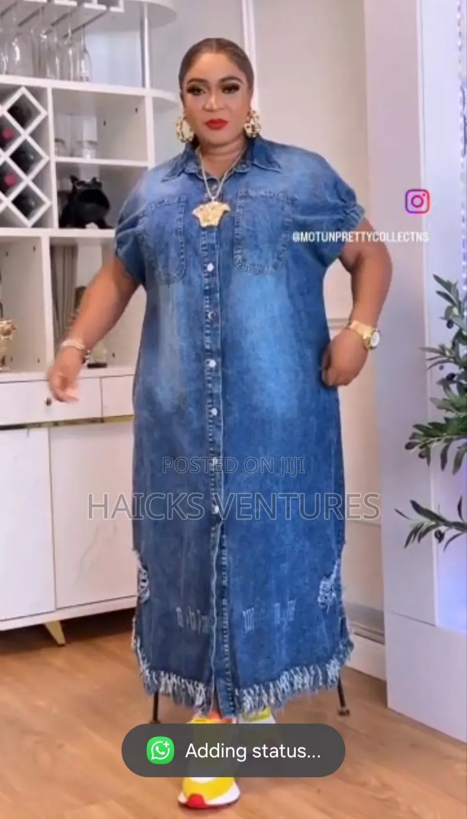 Unique Ladies Jeans Dress