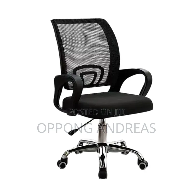 Ergonomic Office Chair – Mesh Back Swivel Chair (Black)