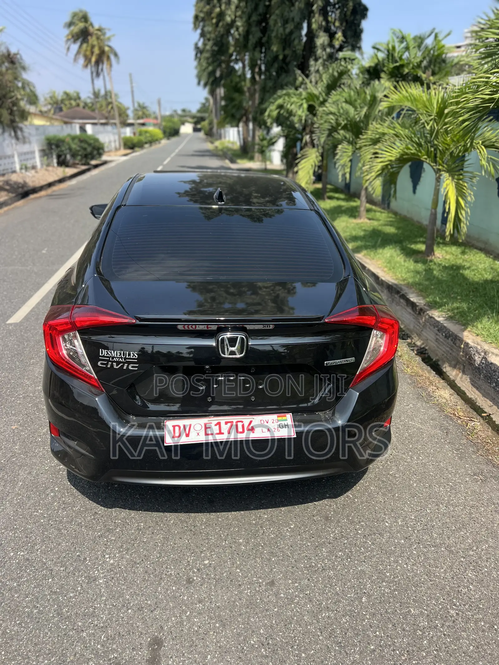 Honda Civic Touring 4dr Sedan (1.5L 4cyl) 2017 Black