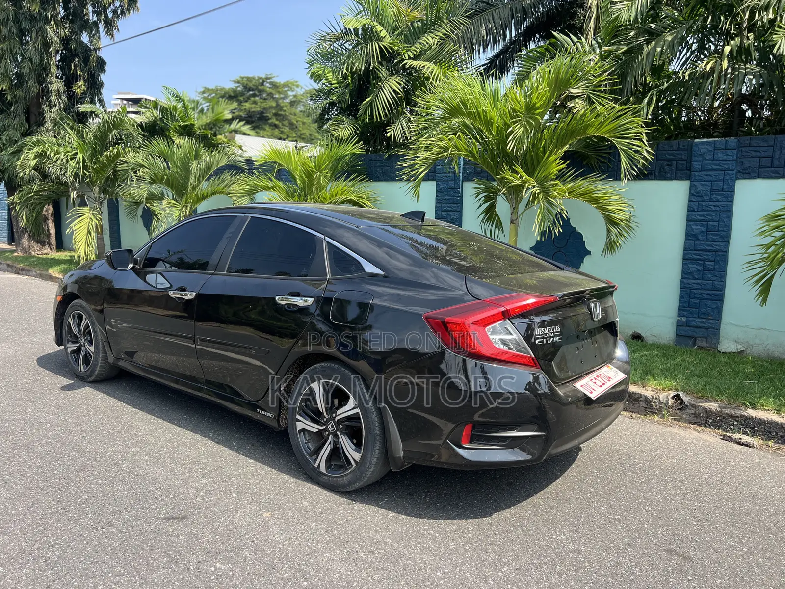 Honda Civic Touring 4dr Sedan (1.5L 4cyl) 2017 Black
