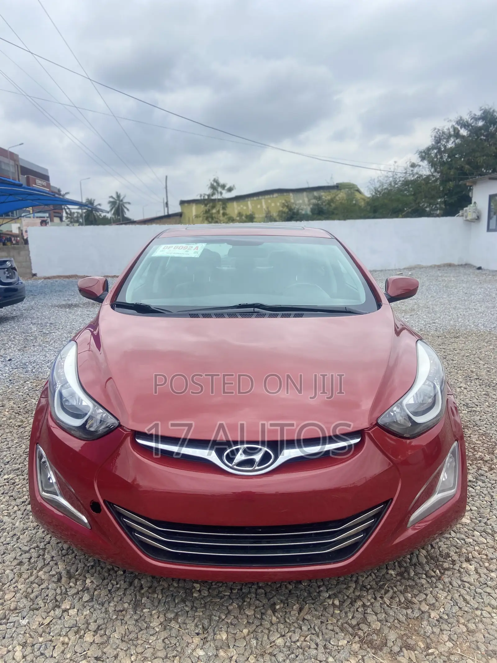 Hyundai Elantra Limited 4dr Sedan (1.8L 4cyl 6A) 2014 Red