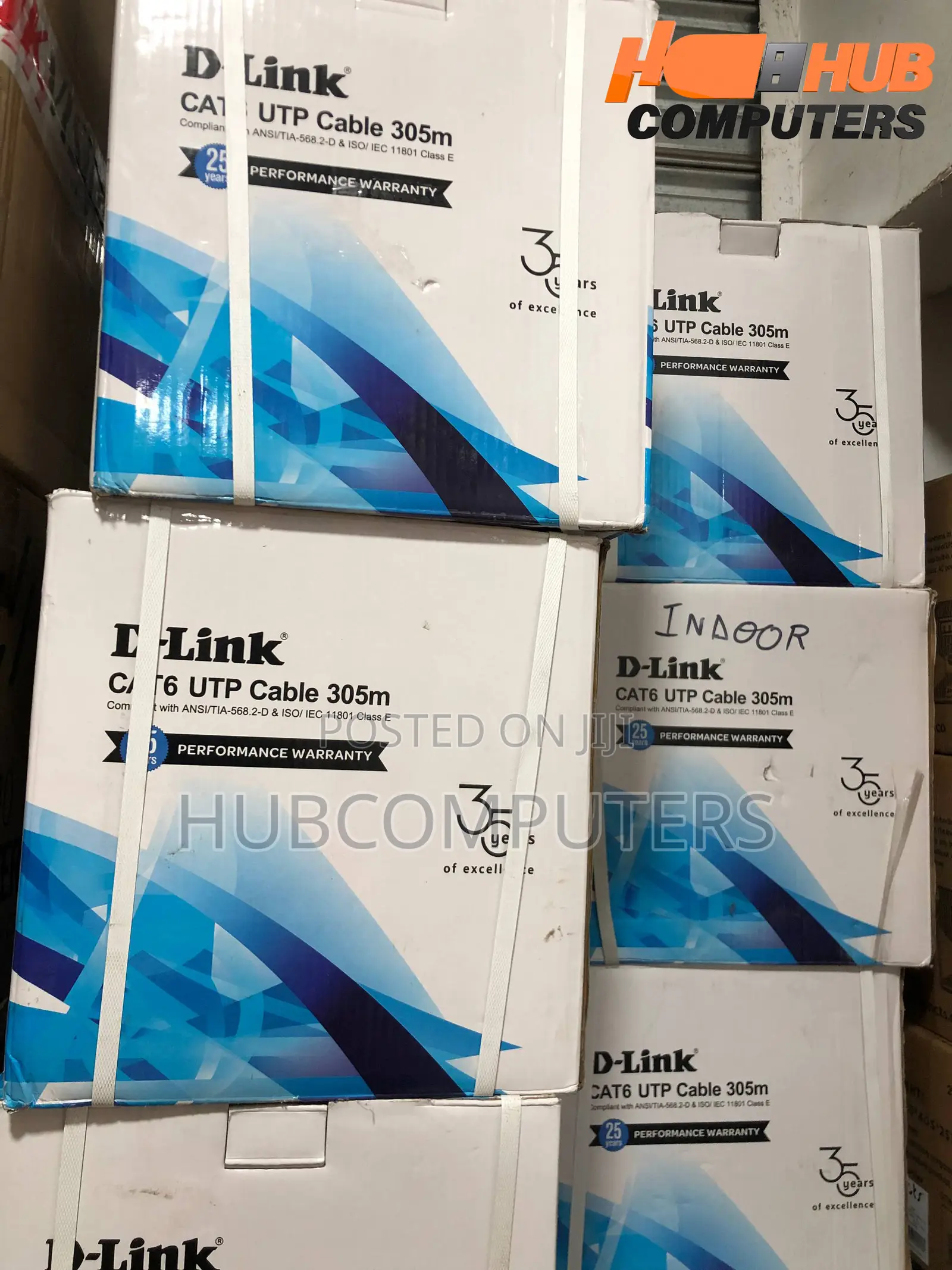 D-Link Cat 6 305m Indoor Cable (Utp)