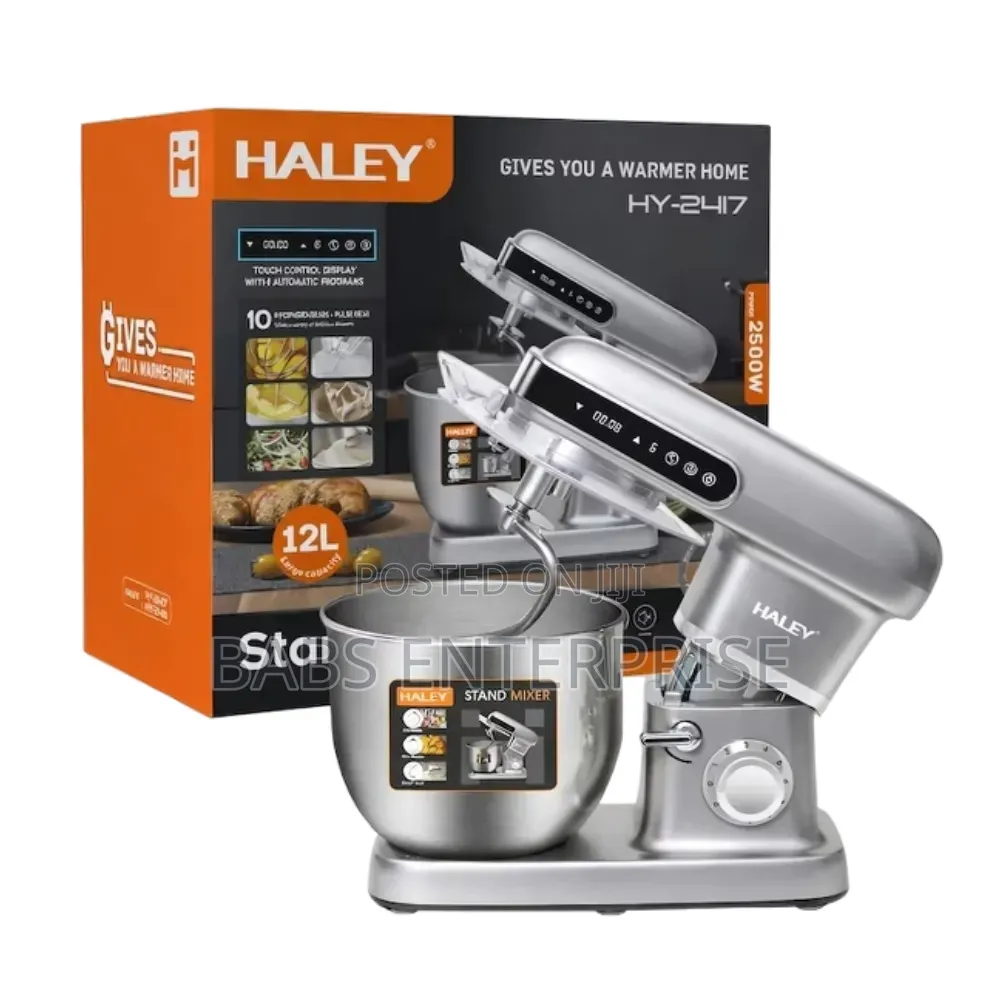 Haley Stand Mixer 12 LTR
2500w