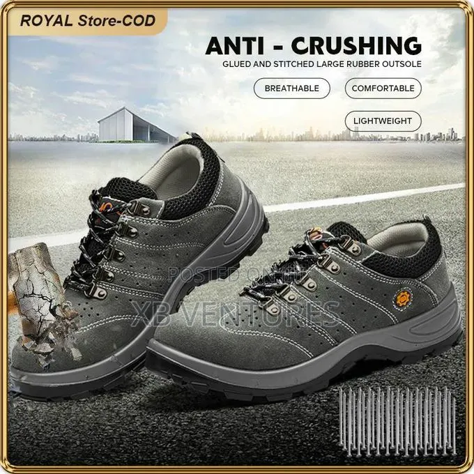 Amall to Big Size 36-46 Steel Toe Work Safety Shoes