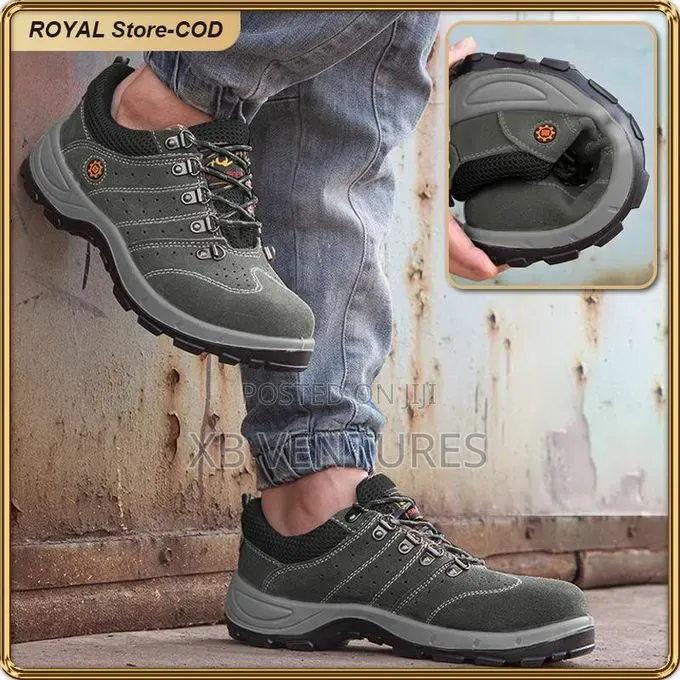 Amall to Big Size 36-46 Steel Toe Work Safety Shoes