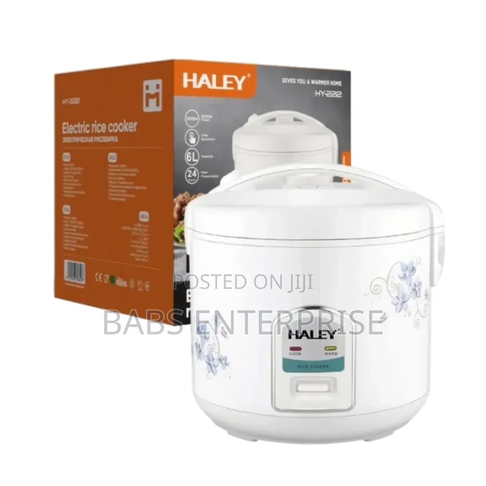 Haley Rice Cooker 1200w 6L