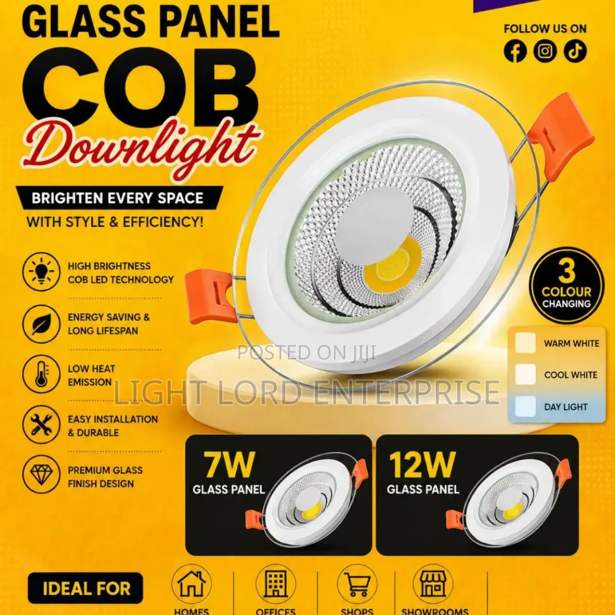 Amusement Spark 6watts Glass Light