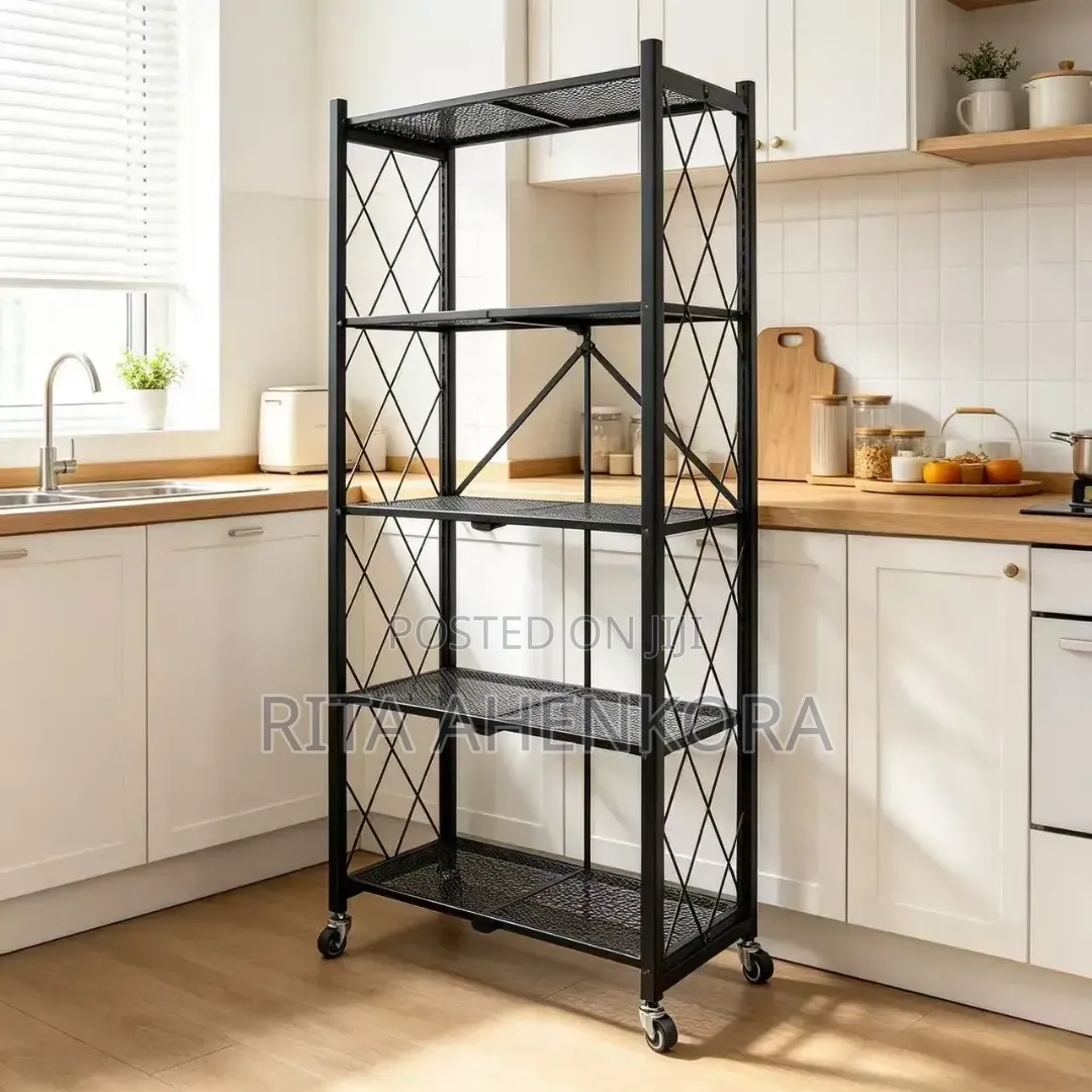 5-Tier Foldable Storage Rack