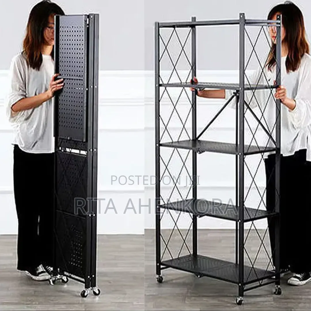 5-Tier Foldable Storage Rack