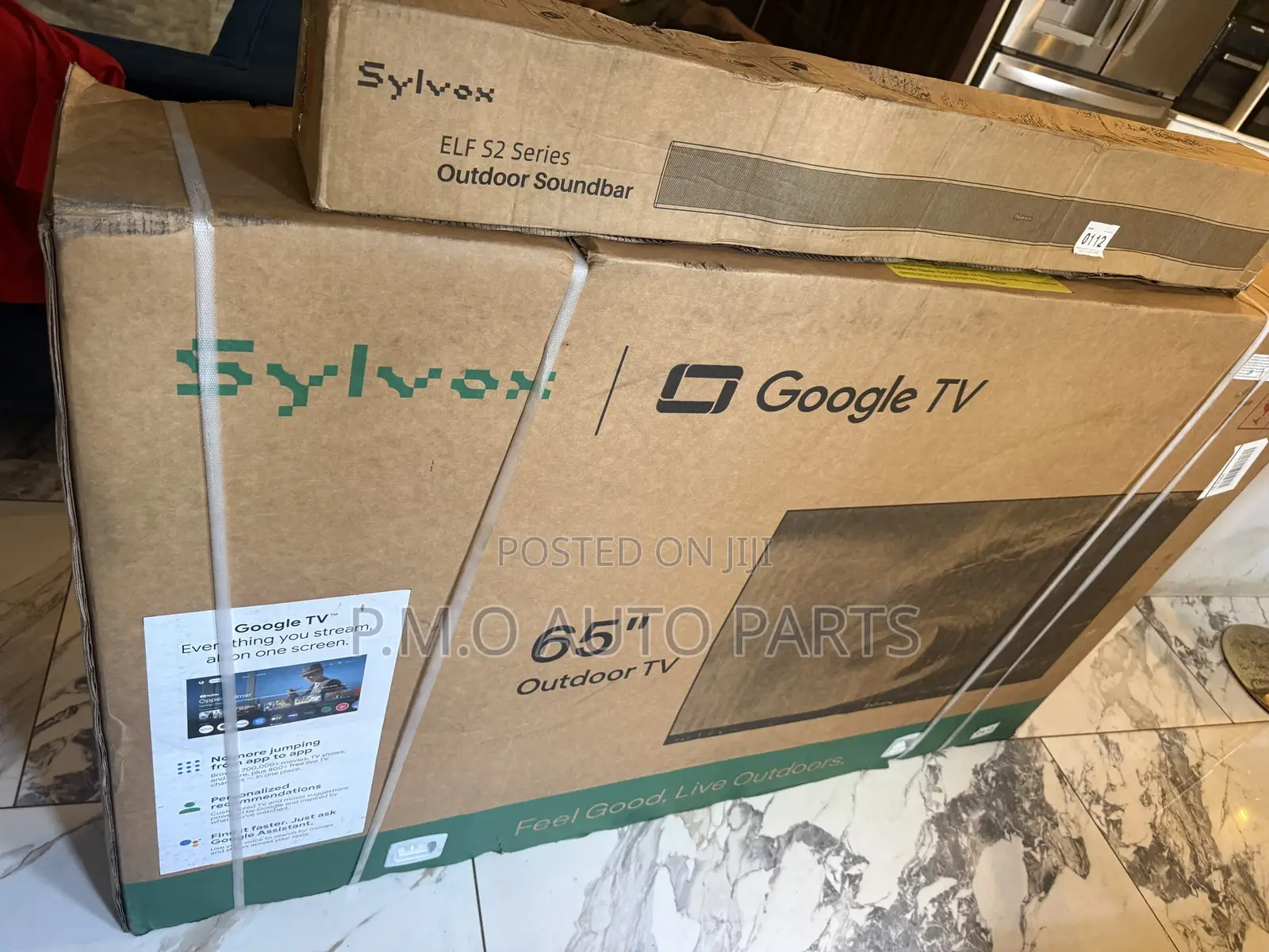65" Outdoor TV(Google TV)2026 Frameless Series X1 /2024 S2 Model S Bar