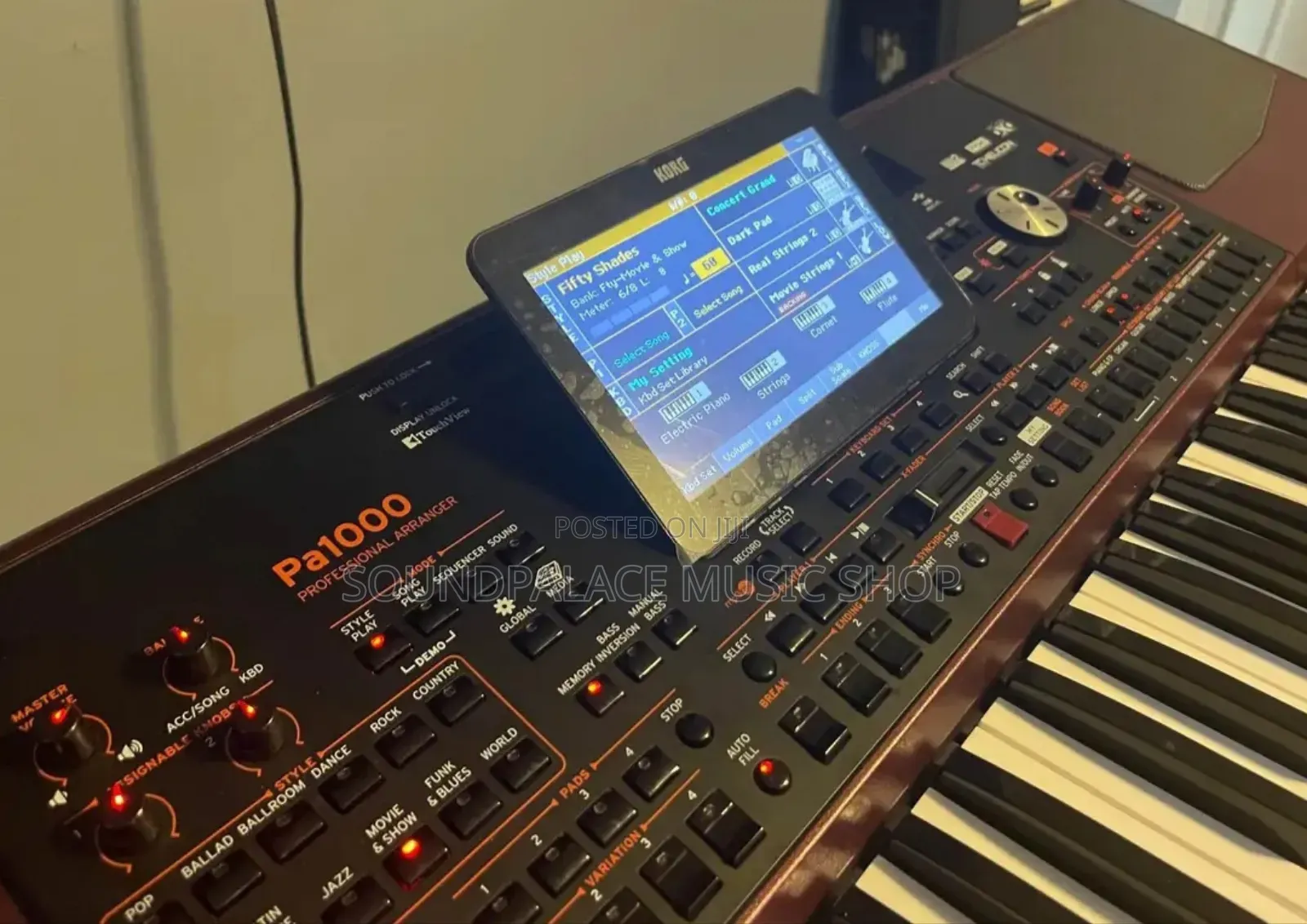 Korg Pa1000 61-Key Professional Arranger Keyboard