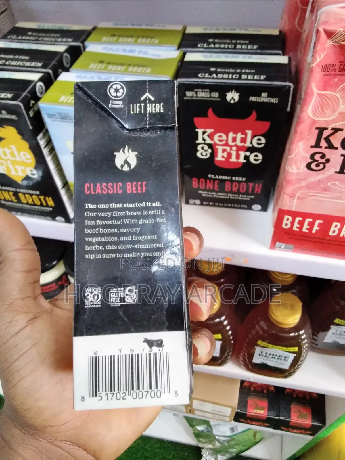 Kettle Fire Classic Beef Bone Broth 100% Grass-Fed 425g