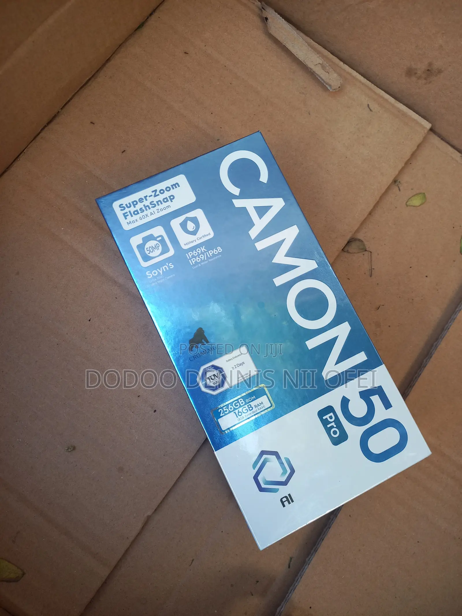 New Tecno Camon 50 Pro 256 GB Orange