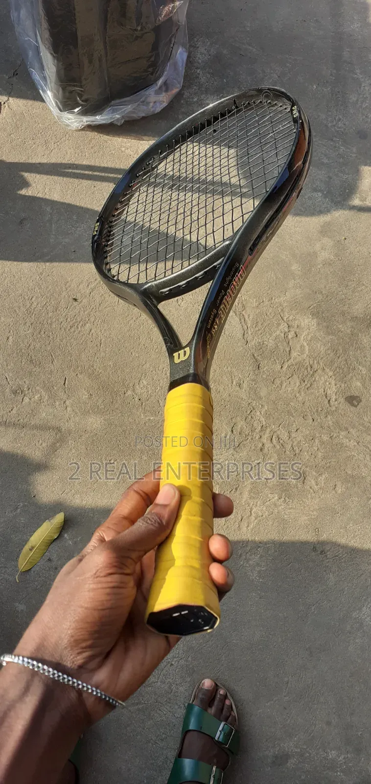 Wilson Adult Tennis Racket With Bag Pre Owned