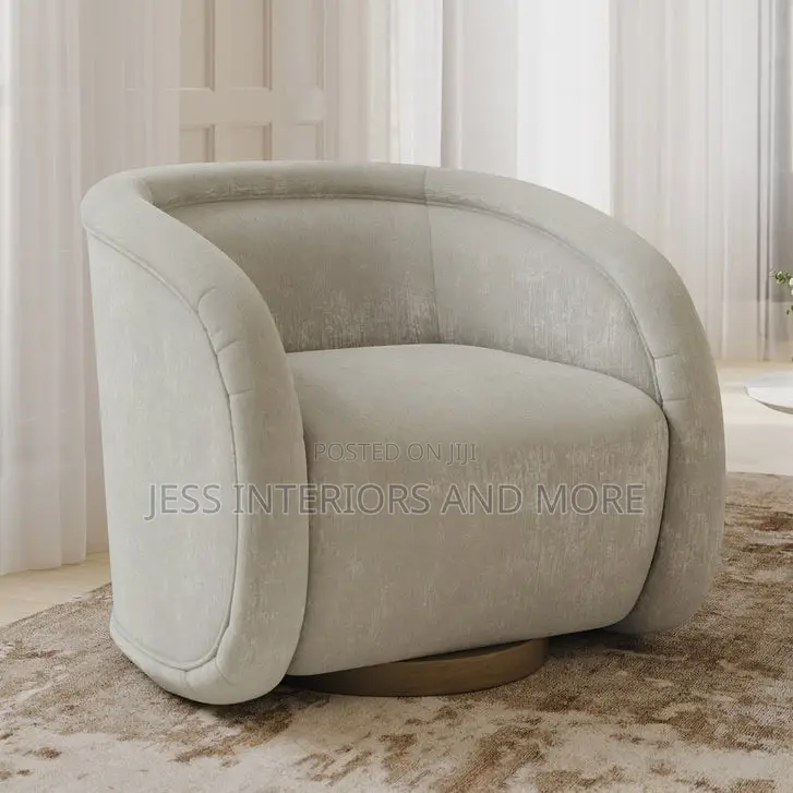 Accent Swivel Chair(Henredon Aspen Hill Fabric)