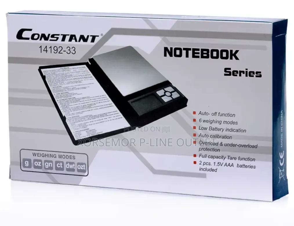 Constant-33 LCD 500g/2kg-0.01g/0.1g Plastic 2XAAA Battery
