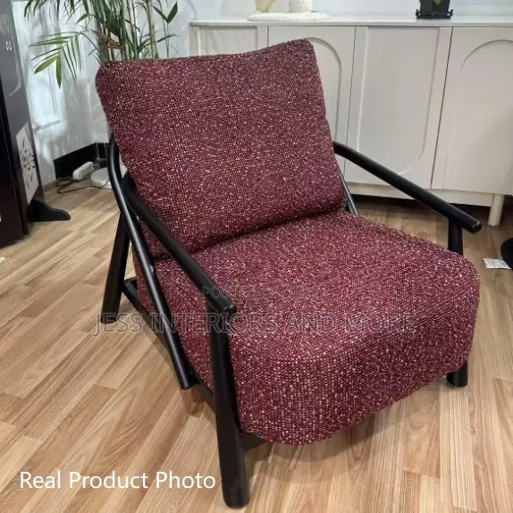 Accent Chair (Curved Backrest )