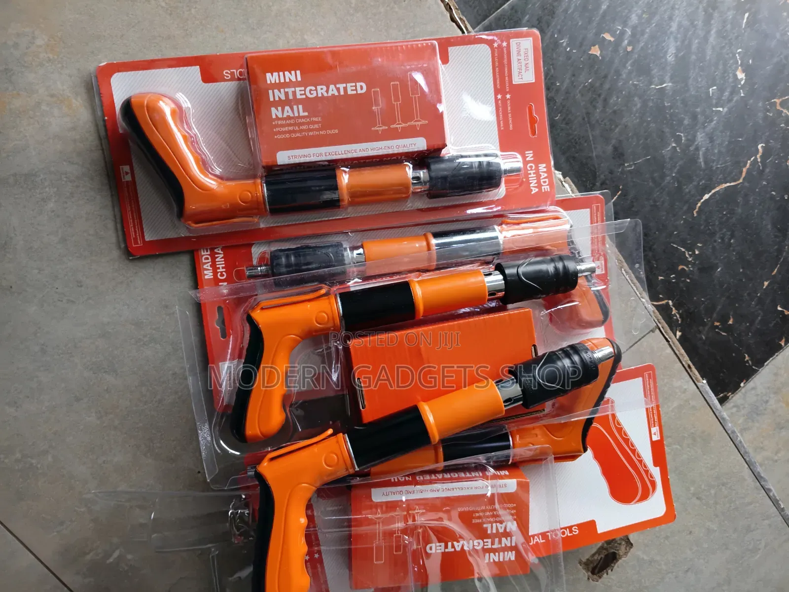 Concrete Nail Gun With Nail Pins – Professional Tool