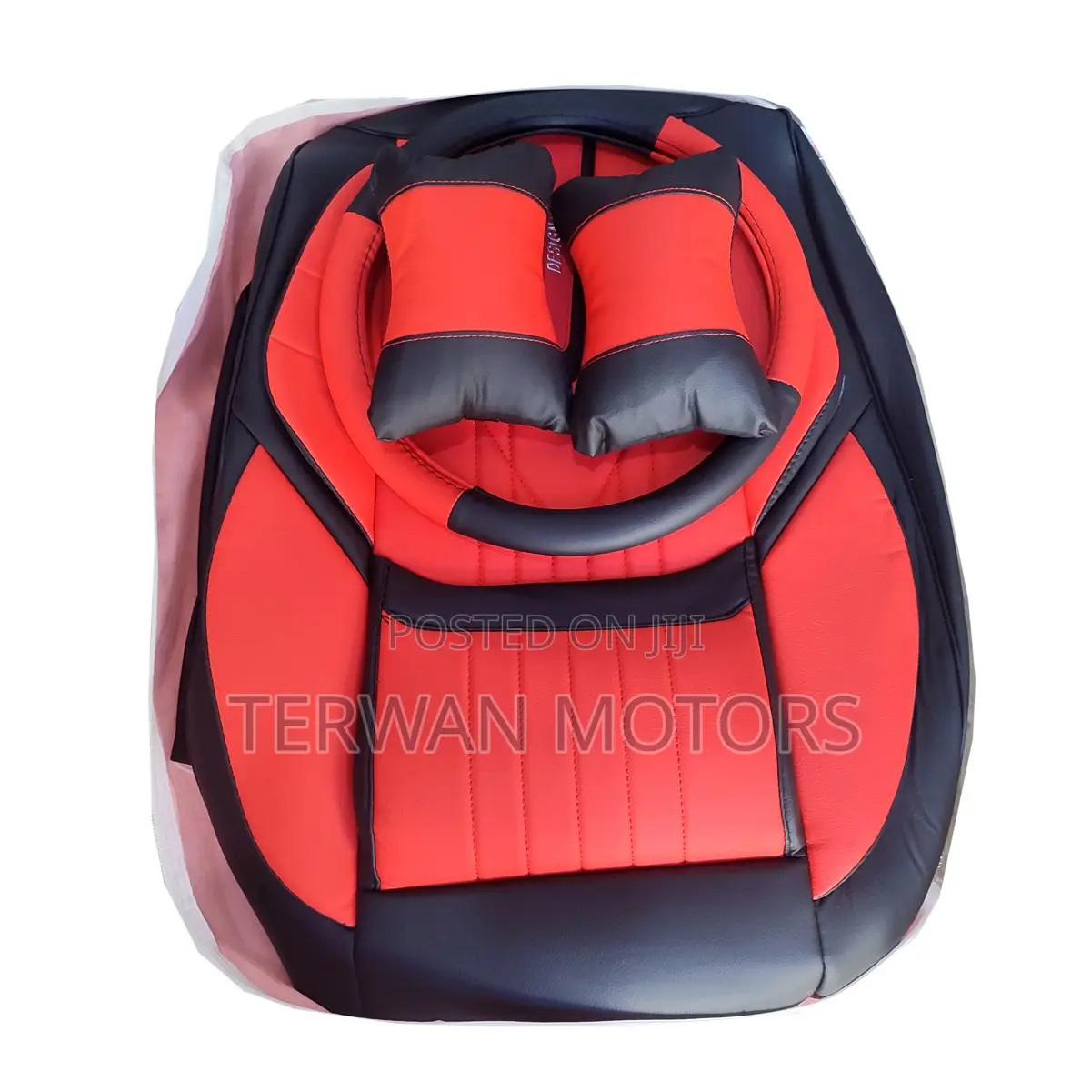 New Car Seat Covers (With Steer Cover Headrest)