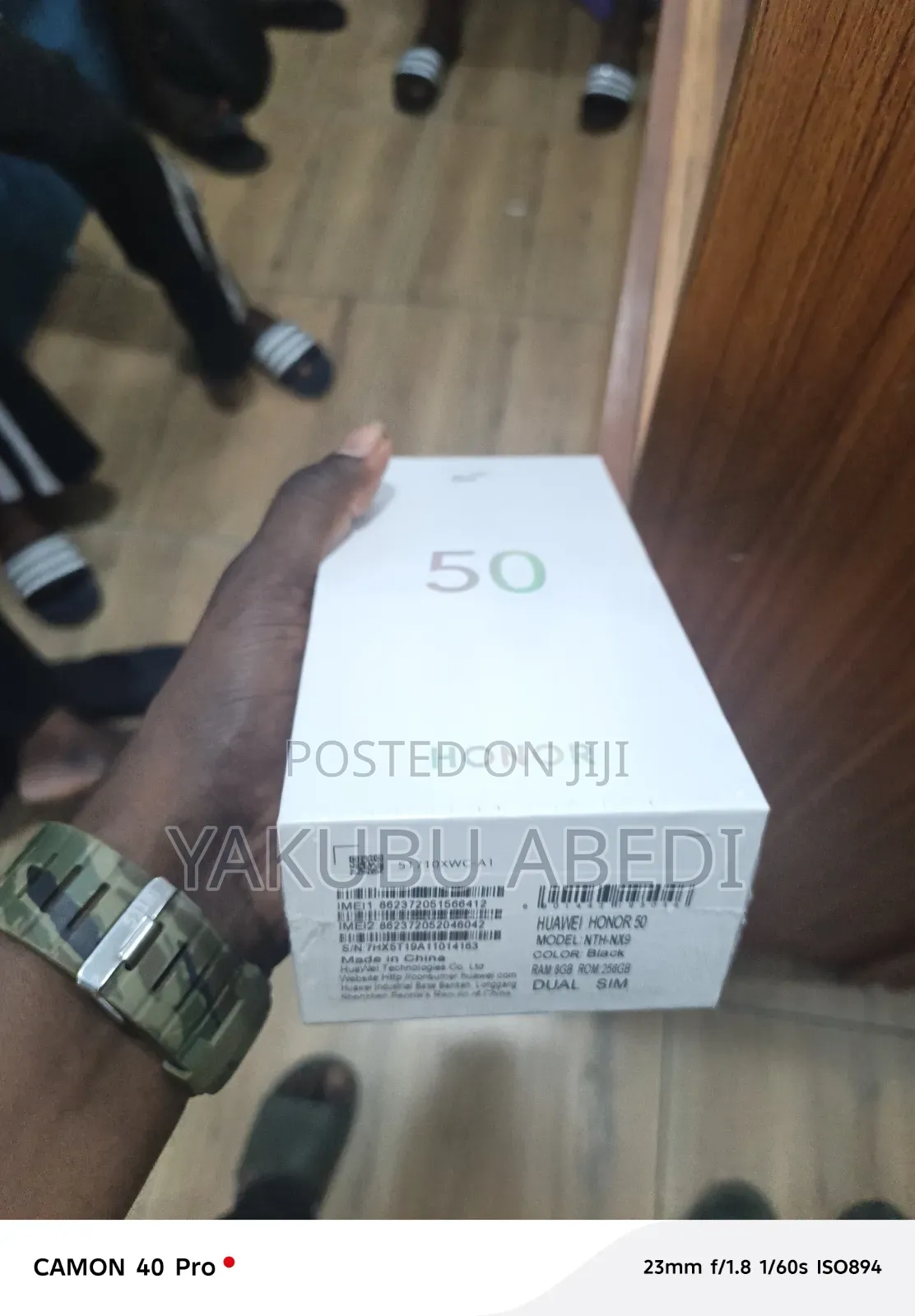 New Honor 50 256 GB Black