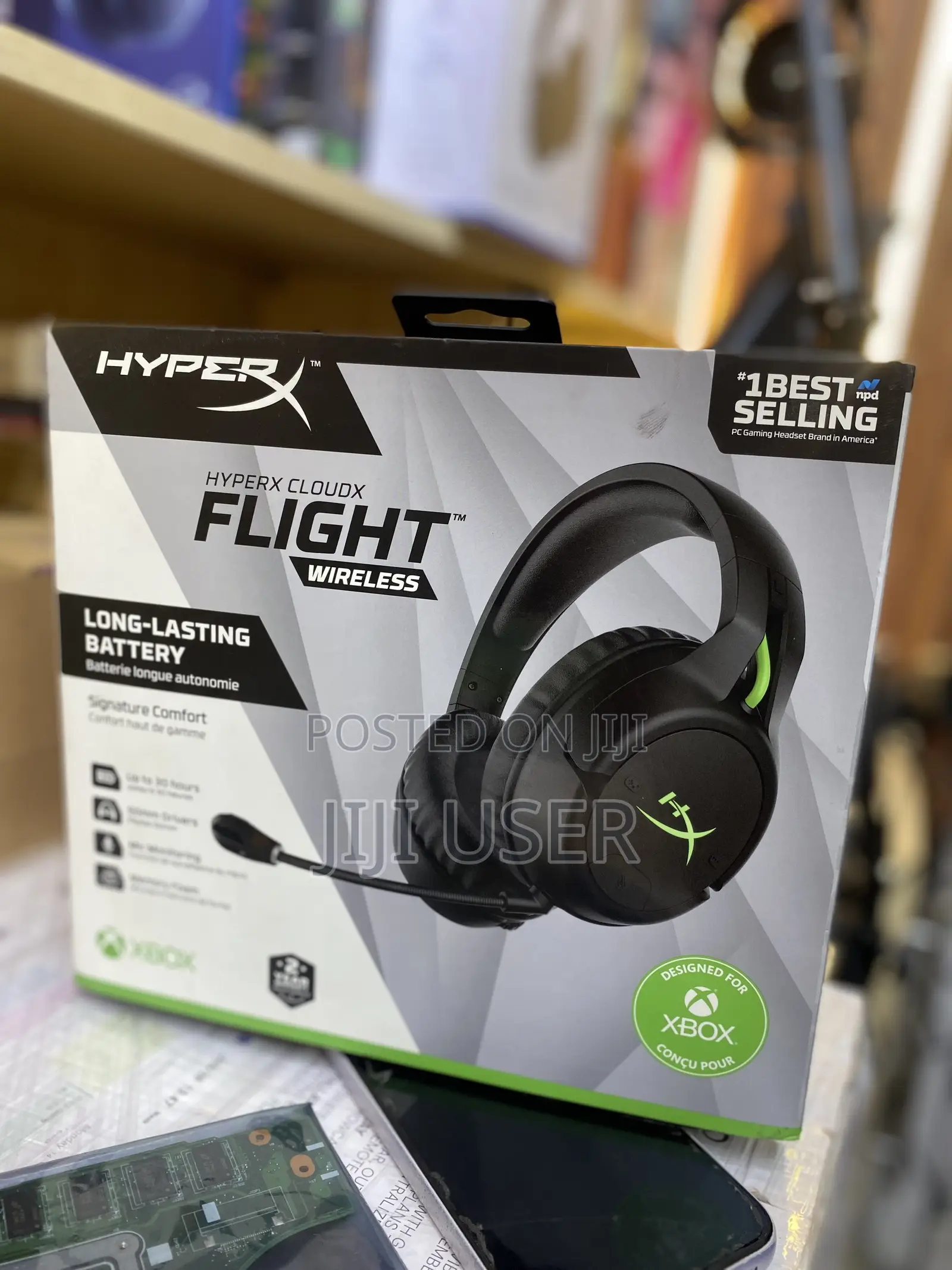 HyperX CloudX Flight Wireless Official Xbox Gaming Headset