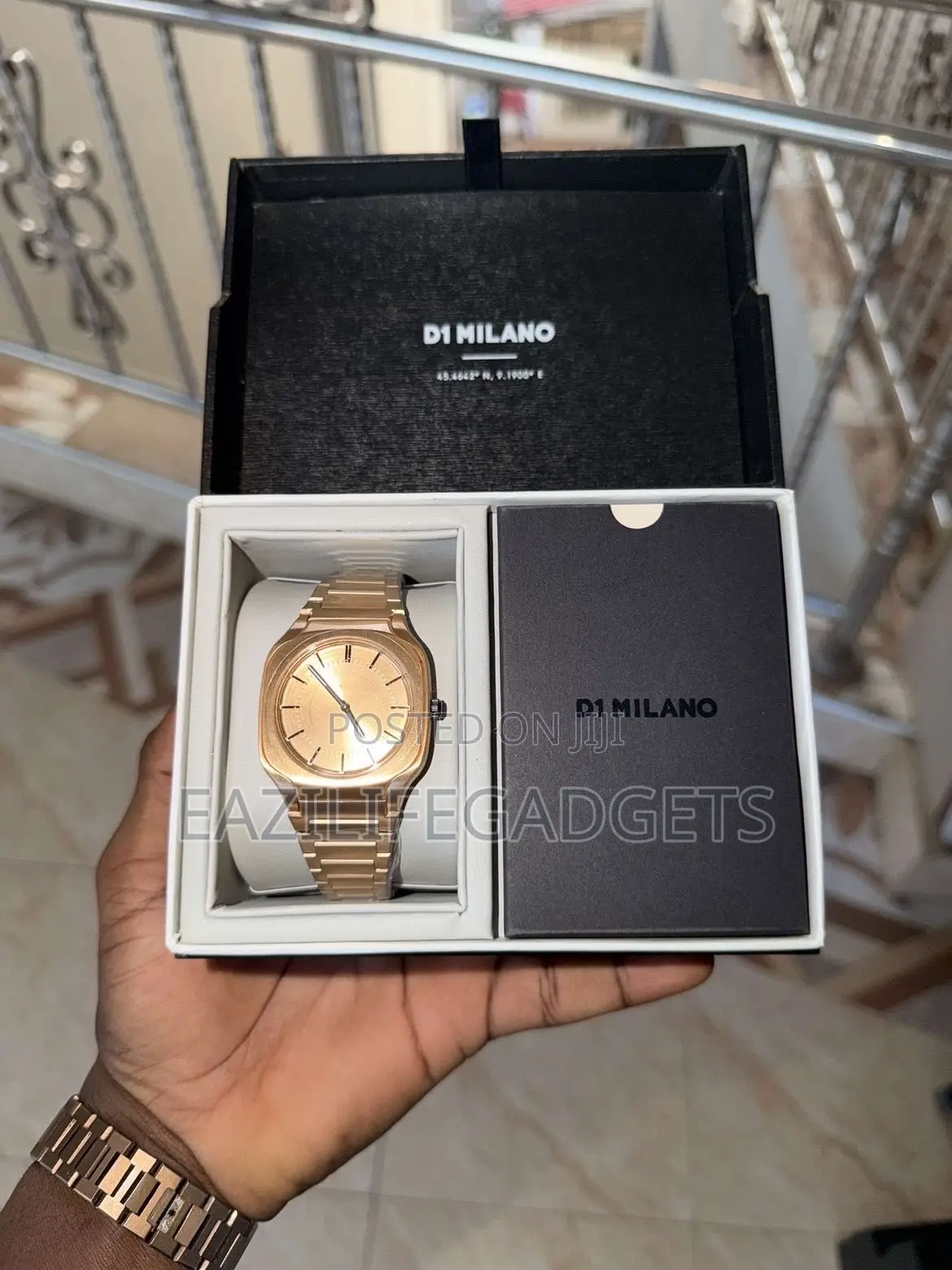 D1 Milano Ultra Thin Watch 41mm Case Size