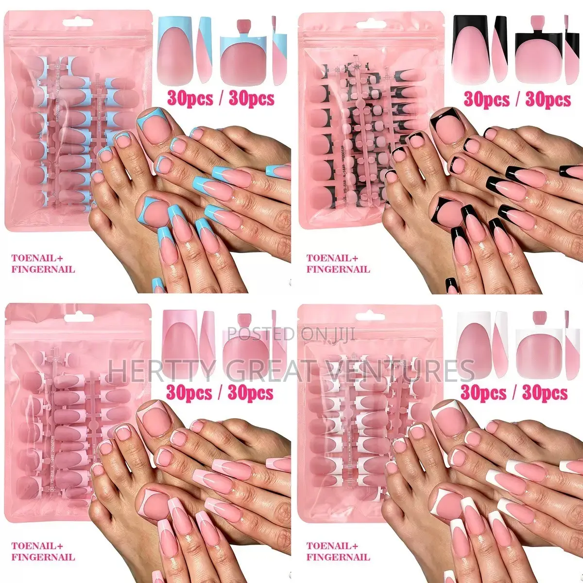 French Tips Nail Set