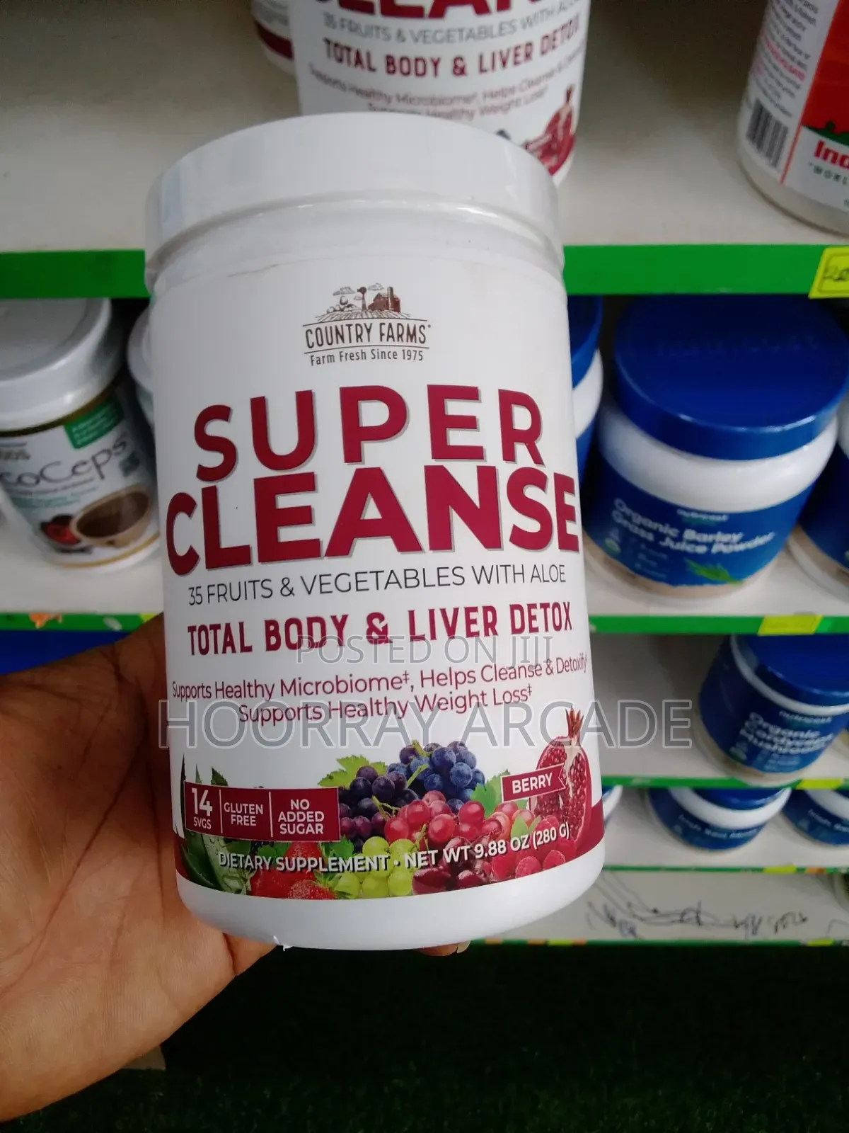 Country Farms Super Cleanse Detox Berry - 280g