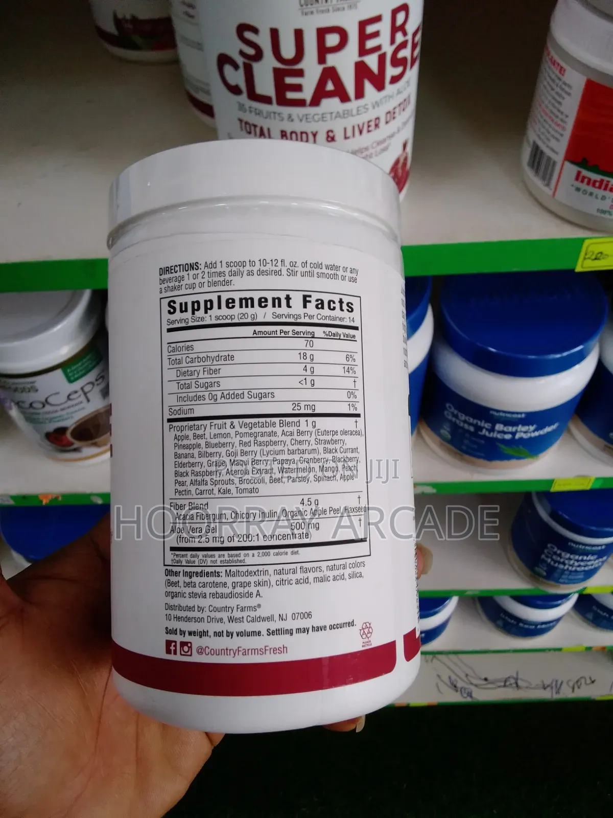 Country Farms Super Cleanse Detox Berry - 280g
