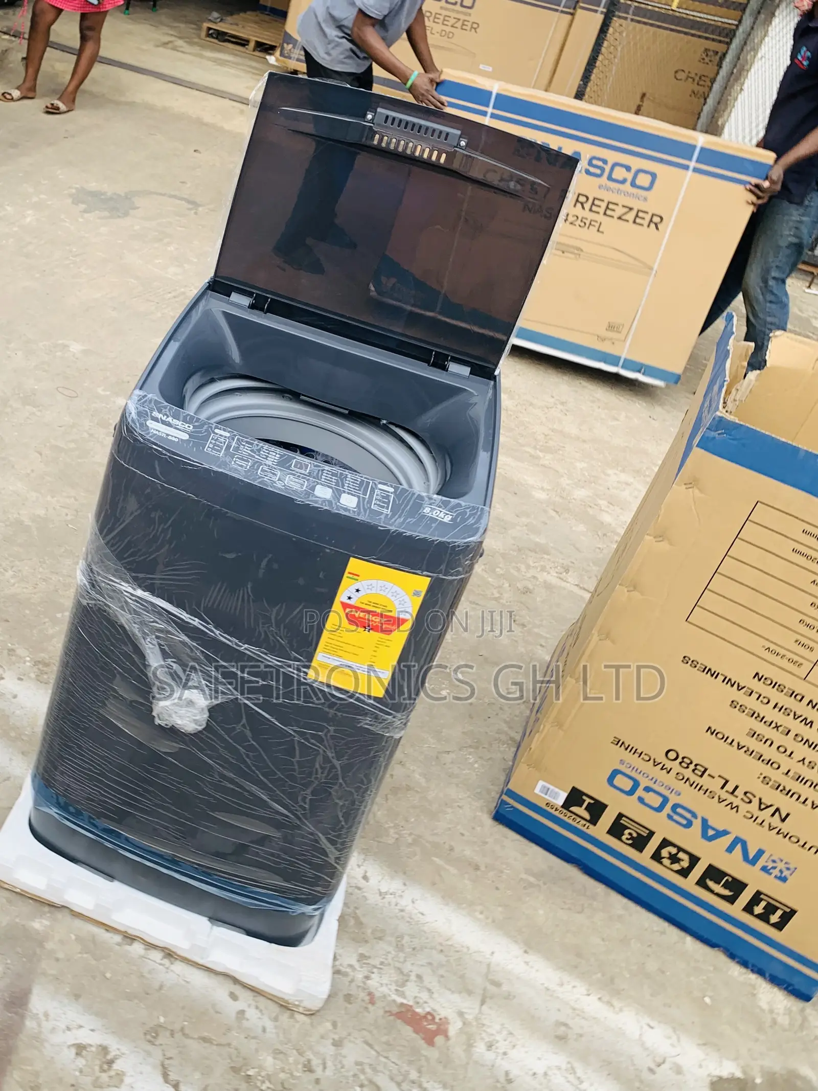 Design Nasco 8KG Top Load FullyAutomatic Washing Machine (NASTL-B80)