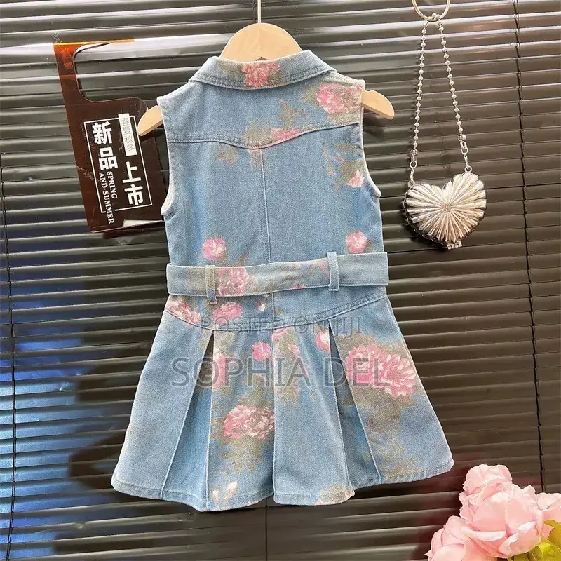Cute & Stylish Girls’ Jean Dress | Perfect for Parties & Outings