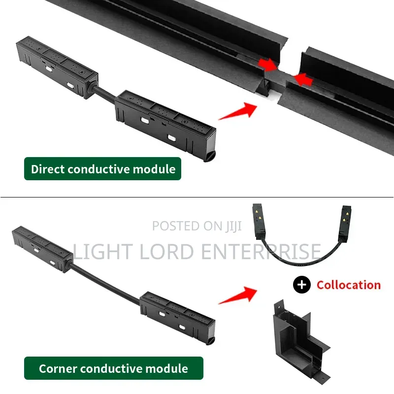 Segments for Continuous Magnetic Light Connectors Accessories