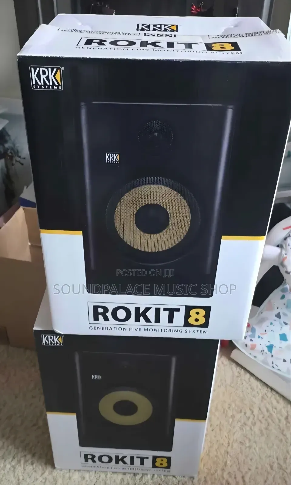 KRK Rokit 8 Generation Five (G5) Powered Nearfield Studio Monitor