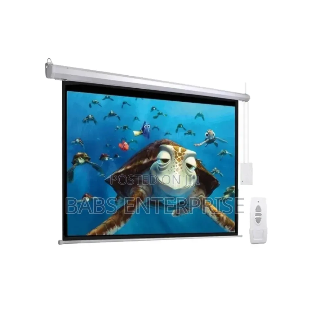 Burotika BW18-E200 200Cmx200Cm Electric Wall Screen