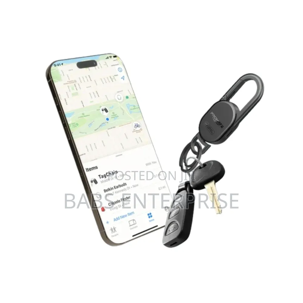 Promate Smart Carabiner Keychain With Apple Find My Precision Locator