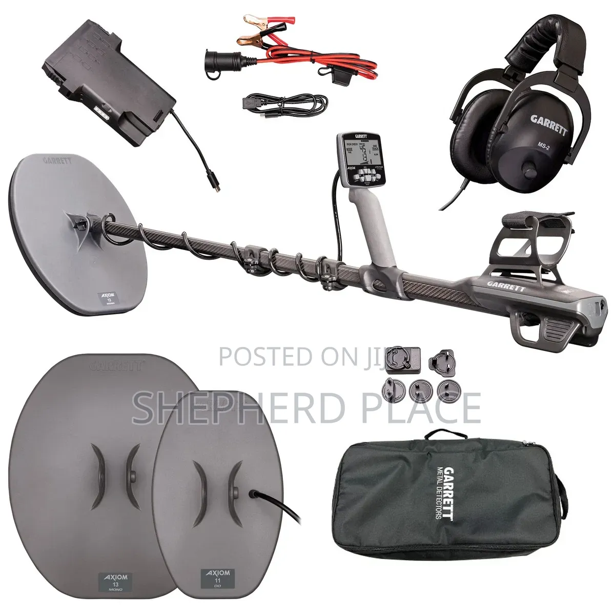 Garrett Axiom - Made in the USA - Pro Gold Metal Detector