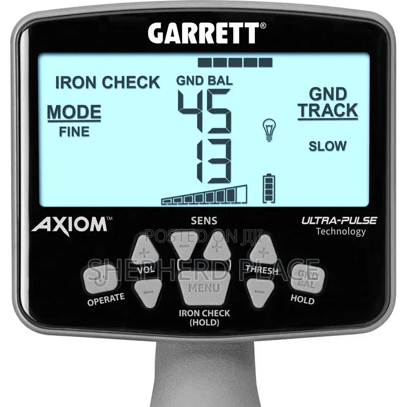 Garrett Axiom - Made in the USA - Pro Gold Metal Detector