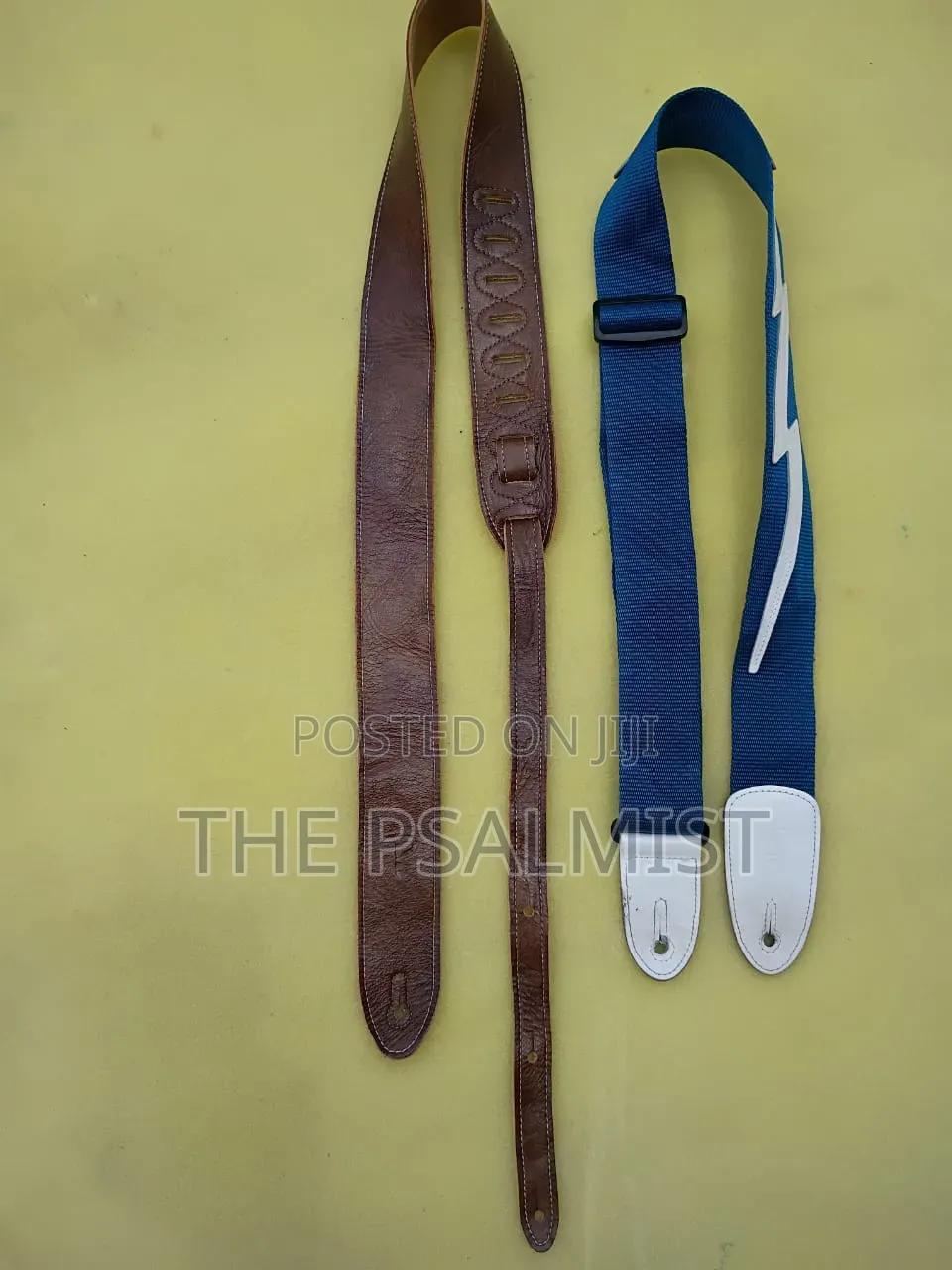 Levys and Fender Top Quality Leather Guitar Straps