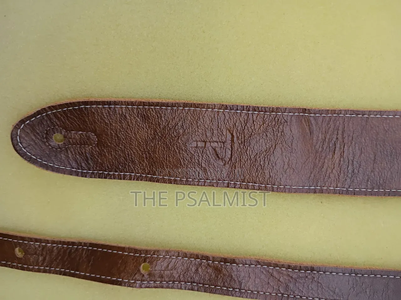 Levys and Fender Top Quality Leather Guitar Straps