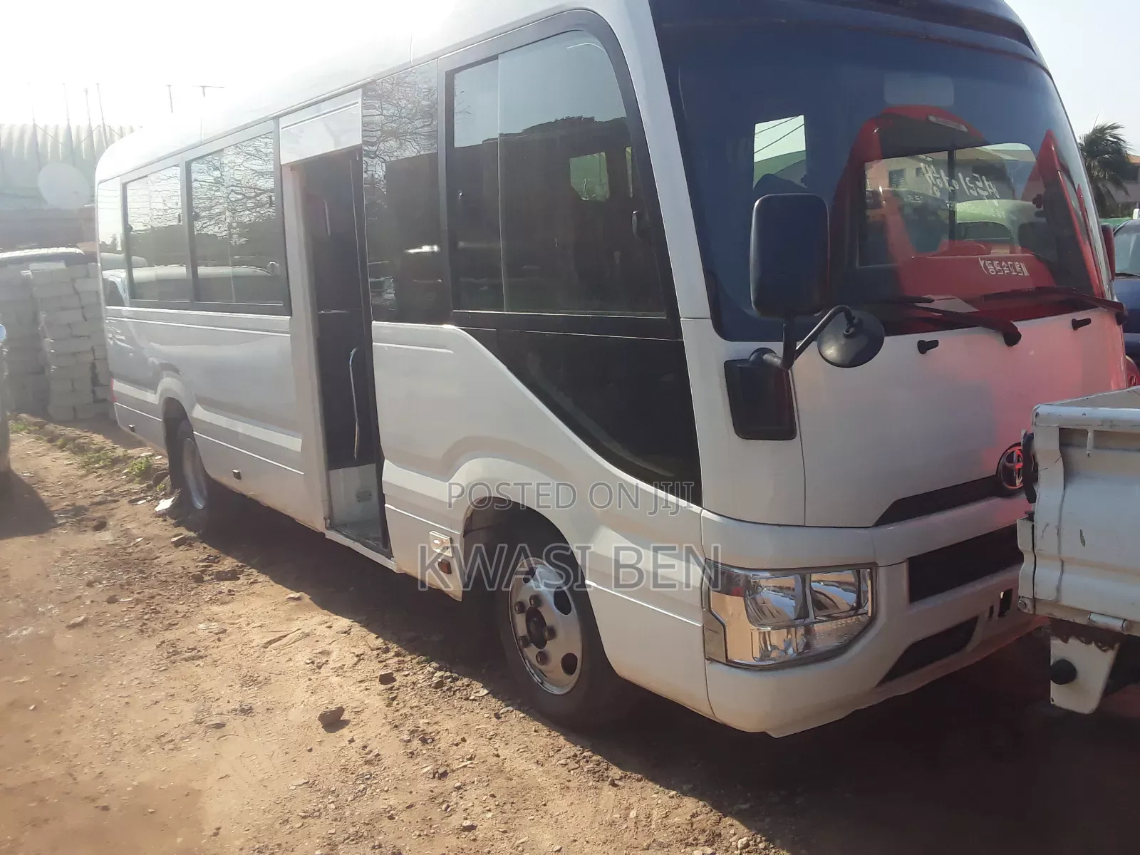 Toyota Coaster 2018 Grey