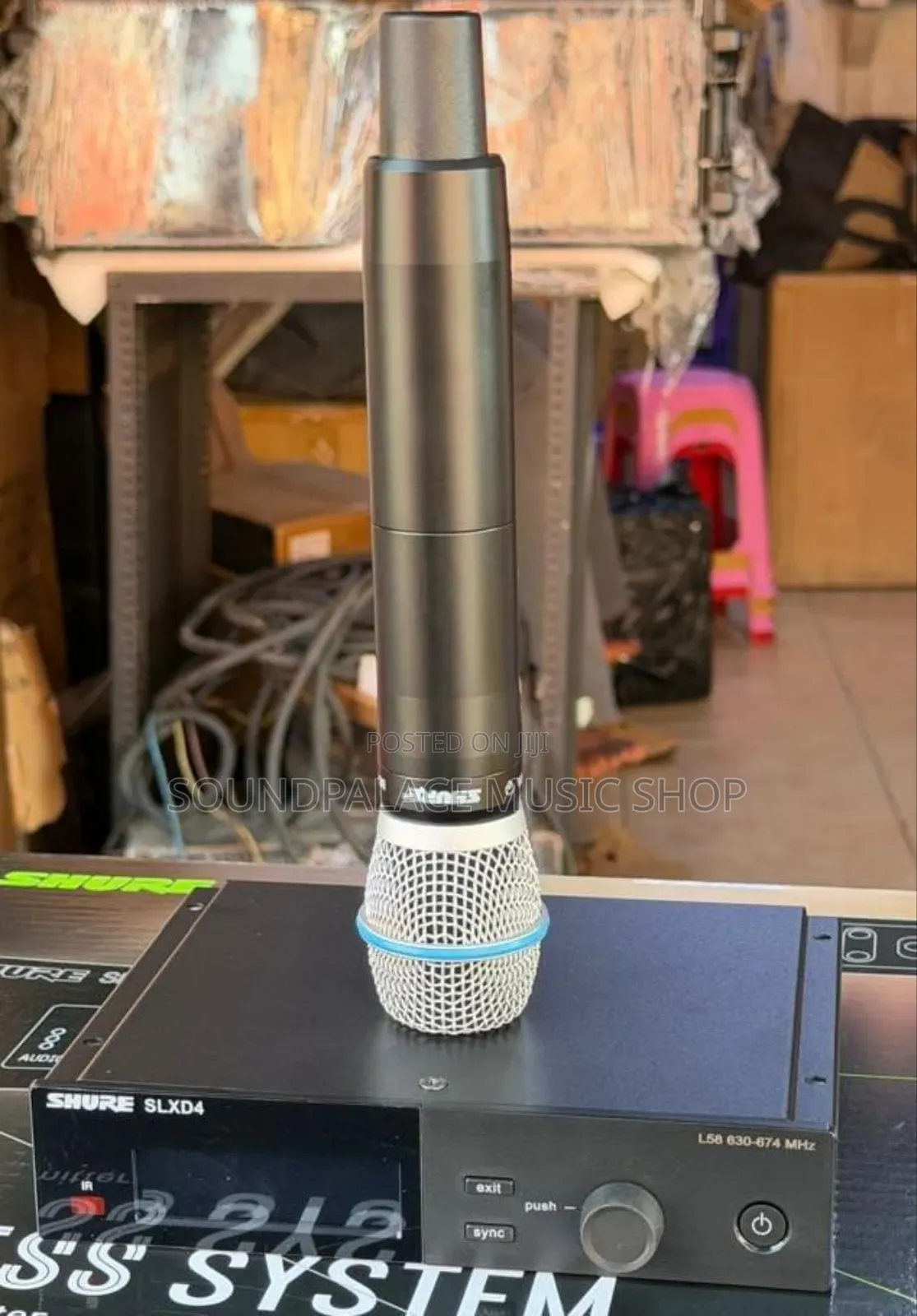 Shure SLXD2 Single Wireless Microphone With Beta 58A Mic Capsule
