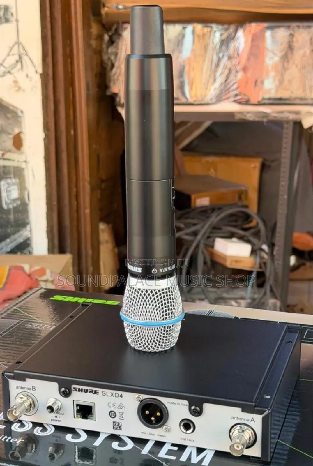 Shure SLXD2 Single Wireless Microphone With Beta 58A Mic Capsule